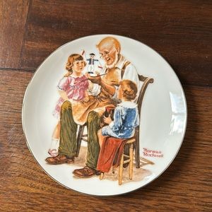 Norman Rockwell Plate The Toymaker